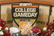 PASADENA, CA - JANUARY 1:  Detail view of the ESPN College Game Day set after the game between the Penn State Nittany Lions and the USC Trojans on January 1, 2009 at the Rose Bowl in Pasadena, California.  USC won 38-24.  (Photo by Jeff Golden/Getty Images)