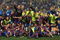 MONACO - AUGUST 28: The Barcelona team celebrate after victory in the UEFA Super Cup Final between FC Barcelona and Shakhtar Donetsk at The Stade Louis II Stadium on August 28, 2009 in Monaco, Monaco.  (Photo by Laurence Griffiths/Getty Images)