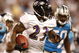 CHARLOTTE, NC - AUGUST 29: Runnng back Willis McGahee #23 of the Baltimore Ravens rushes against the Carolina Panthers during their preseason game at Bank of America Stadium on August 29, 2009 in Charlotte, North Carolina. (Photo by Streeter Lecka/Getty Images)