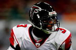 ST. LOUIS, MO - AUGUST 21: Quarterback D.J. Shockley #3 of the Atlanta Falcons rolls out to pass against the St. Louis Rams during the preseason game at the Edward Jones Dome on August 21, 2009 in St. Louis, Missouri. (Photo by Dilip Vishwanat/Getty Images)