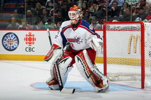 MONTREAL - JANUARY 25:  Goaltender Niklas Backstrom of the Western Conference All-Stars looks to make a save during the 2009 NHL All-Star game at the Bell Centre on January 25, 2009 in Montreal, Canada. (Photo by Dave Sandford/Getty Images)