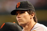 PHOENIX - JUNE 11:  Pitcher Barry Zito #75 of the San Francisco Giants watches from the dugout during the major league baseball game against the Arizona Diamondbacks at Chase Field on June 11, 2009 in Phoenix, Arizona.  The Diamondbacks defeated the Giants 2-1.  (Photo by Christian Petersen/Getty Images)