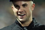 NEW YORK - AUGUST 20:  David Wright #5 of the New York Mets looks on as his team plays the Atlanta Braves on August 20, 2009 at Citi Field in the Flushing neighborhood of the Queens borough of New York City.  (Photo by Jim McIsaac/Getty Images)