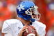 GAINESVILLE, FL - OCTOBER 25:  Quarterback Mike Hartline #5 of the Kentucky Wildcats drops back to pass in a game against the Florida Gators at Ben Hill Griffin Stadium on October 25, 2008 in Gainesville, Florida.  (Photo by Sam Greenwood/Getty Images)