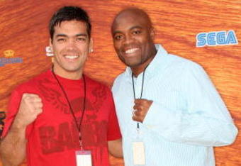 CULVER CITY, CA - MAY 30:  UFC fighter Anderson Silva (R) arrives at the taping for Spike TV's 2nd Annual 'Guys Choice' Awards held at Sony Studios on May 30, 2008 in Culver City, California.  The show airs on June 22, 2008 at 10PM ET/PT on Spike TV.  (Photo by Frederick M. Brown/Getty Images)