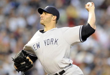 BALTIMORE - AUGUST 31:  Andy Pettitte #46 of the New York Yankees pitches against the Baltimore Orioles on August 31, 2009 at Camden Yards in Baltimore, Maryland.  (Photo by Greg Fiume/Getty Images)
