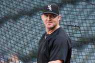 SEATTLE - AUGUST 12:  Jim Thome #25 of the Chicago White Sox looks on during batting practice prior to the game against the Seattle Mariners on August 12, 2009 at Safeco Field in Seattle, Washington. (Photo by Otto Greule Jr/Getty Images) 