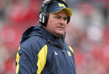 COLUMBUS, OH - NOVEMBER 22: Head coach Rich Rodriguez of the Michigan Wolverines watches the action during the Big Ten Conference game against the Ohio State Buckeyes at Ohio Stadium on November 22, 2008 in Columbus, Ohio.  (Photo by Andy Lyons/Getty Images)