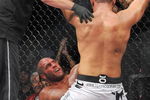 PORTLAND, OR - AUGUST 29:  UFC fighter Randy Couture (Bottom) battles UFC fighter Antonio Nogueira (Top) during their Heavyweight bout at UFC 102:  Couture vs. Nogueira at the Rose Garden Arena on August 29, 2009 in Portland, Oregon.  (Photo by Jon Kopaloff/Getty Images)