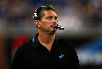 DETROIT, MI - AUGUST 28:  Head coach Jim Schwartz of the Detroit Lions watches the action on the field against the Indianapolis Colts at Ford Field on August 28, 2009 in Detroit, Michigan. The Lions defeated the Colts 18-17. (Photo by Scott Boehm/Getty Images)