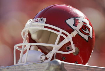 KANSAS CITY, MO - OCTOBER 24:  Detail of a Kansas City Chiefs helmet during the game against the Atlanta Falcons on October 24, 2004 at Arrowhead Stadium in Kansas City, Missouri. The Chiefs defeated the Falcons 56-10.  (Photo by Brian Bahr/Getty Images)