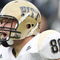 EAST HARTFORD, CT - DECEMBER 06: Nate Byham #80 of the Pittsburgh Panthers celebrates his touchdown in the second half against the Connecticut Huskies on December 6, 2008 at Rentschler Field in East Hartford, Connecticut. The Panthers defeated the Huskies 34-10. (Photo by Elsa/Getty Images)