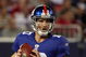 EAST RUTHERFORD, NJ - AUGUST 29:  Eli Manning #10 of the New York Giants looks to throw a pass against the New York Jets on August 29, 2009 at Giants Stadium in East Rutherford, New Jersey.  (Photo by Jim McIsaac/Getty Images)