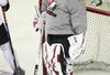 CALGARY, AB - AUGUST 24: A jovial goaltender Martin Brodeau during the second practice of the Team Canada Olympic Orientation Camp on August 24, 2009 at the Pengrowth Saddledome in Calgary, Alberta, Canada. (Photo by Mike Ridewood/Getty Images)