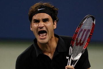 NEW YORK - SEPTEMBER 09:  Roger Federer of Switzerland celebrates after defeating Novak Djokovic of Serbia by a score of 7-6(4), 7-6(2), 6-4 to win the Men's Singles Final on day fourteen of the 2007 U.S. Open in Arthur Ashe Stadium at the Billie Jean King National Tennis Center on September 9, 2007 in the Flushing neighborhood of the Queens borough of New York City.  (Photo by Clive Brunskill/Getty Images)