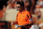 AUSTIN, TX - OCTOBER 25:  Head coach Mike Gundy of the Oklahoma State Cowboys during play against the Texas Longhorns at Texas Memorial Stadium on October 25, 2008 in Austin, Texas.  (Photo by Ronald Martinez/Getty Images)
