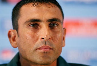 LONDON, ENGLAND - MAY 31:  Pakistan Captain Younis Khan talks to the media during a press conference for the Twenty 20 World Cup at Lords on May 31, 2009 in London, England.  (Photo by Ian Walton/Getty Images)
