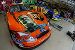 HAMPTON,GA - OCTOBER 30 : The #88 UPS Ford of Dale Jarrett carries a new livery with the image of Frankenstein  during practice for the NASCAR Nextel Cup Series Bass Pro Shops MBNA 500 on October 30, 2004 at the Atlanta Motor Speedway in Hampton, Georgia. (Photo by Darrell Ingham/Getty Images) 