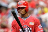 ST. LOUIS, MO - JULY 12: U.S. Futures All-Star Desmond Jennings of the Tampa Bay Rays stands at the plate during the 2009 XM All-Star Futures Game at Busch Stadium on July 12, 2009 in St. Louis, Missouri. (Photo by Jamie Squire/Getty Images)