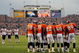 DENVER - AUGUST 30:  The Denver Broncos offensive huddles against the Chicago Bears during preseason NFL action at INVESCO Field at Mile High on August 30, 2009 in Denver, Colorado. The Bears defeated the Broncos 27-17.  (Photo by Doug Pensinger/Getty Images)