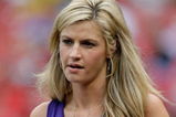 ST. LOUIS, MO - JULY 12:  ESPN reporter Erin Andrews looks on during the 2009 XM All-Star Futures Game at Busch Stadium on July 12, 2009 in St. Louis, Missouri. (Photo by Jamie Squire/Getty Images)