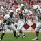 COLLEGE STATION, TX - SEPTEMBER 11:  Corey Bramlet #17 of the Wyoming Cowboys looks to pass during the game against the Texas A&M Aggies on September 11, 2004 at Kyle Field in College Station, Texas. (Photo by Ronald Martinez/Getty Images) 