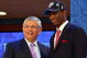 NEW YORK - JUNE 25:  NBA Commissioner David Stern poses for a photograph with the twenty fifth overall draft pick by the Oklahoma City Thunder,  Rodrigue Beaubois during the 2009 NBA Draft at the Wamu Theatre at Madison Square Garden June 25, 2009 in New York City. NOTE TO USER: User expressly acknowledges and agrees that, by downloading and/or using this Photograph, User is consenting to the terms and conditions of the Getty Images License Agreement.  (Photo by Jim McIsaac/Getty Images)
