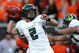 CORVALLIS, OR - NOVEMBER 29: Quarterback Jeremiah Masoli #2  of the Oregon Ducks throws a pass against the Oregon State Beavers at Reser Stadium on November 29, 2008 in Corvalis, Oregon.  (Photo by Jonathan Ferrey/Getty Images)