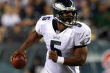 PHILADELPHIA - AUGUST 27:  Donovan McNabb #5 of the Philadelphia Eagles scrambles against the Jacksonville Jaguars on August 27, 2009 at Lincoln Financial Field in Philadelphia, Pennsylvania.  (Photo by Jim McIsaac/Getty Images)
