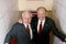 LIVERPOOL, UNITED KINGDOM - FEBRUARY 06:  American businessmen George Gillett (L) and Tom Hicks pose inside the players tunnel after their takeover of Liverpool Football Club on February 6, 2007, in Liverpool, England. Gillett and  Hicks have reached a deal, thought to be worth GBP470m, to buy the football club. (Photo by Peter Byrne - Pool/Getty Images)