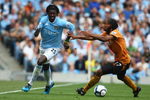 MANCHESTER, UNITED KINGDOM - AUGUST 22:   Michael Mancienne of Wolverhampton Wanderers competes for the ball with Emmanuel Adebayor of Manchester City during the Barclays Premier League match between Manchester City and Wolverhampton Wanderers at the City of Manchester Stadium on August 22, 2009 in Manchester, England. (Photo by Jamie McDonald/Getty Images)