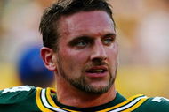 GREEN BAY, WI - AUGUST 15:  Linebacker Aaron Kampman #74 of the Green Bay Packers looks on before taking on the Cleveland Browns during the preseason game at Lambeau Field on August 15, 2009 in Green Bay, Wisconsin. (Photo by Jonathan Daniel/Getty Images)