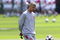 ST ALBANS, ENGLAND - AUGUST 17: Manager Arsene Wenger is pictured during an Arsenal training session prior to Tuesday's Champions League fixture against Celtic at London Colney training ground on August 17, 2009 in St Albans, England. (Photo by Tom Dulat/Getty Images)
