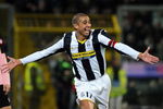 PALERMO, ITALY - FEBRUARY 21: David Trezeguet of Juventus celebrates scoring the second goal during the Serie A match between Palermo and Juventus at the Stadio Barbera  on February 21, 2009 in Palermo, Italy. (Photo by New Press/Getty Images)