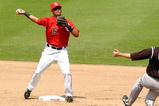 WASHINGTON - JULY 22:  Brad Haupe #11 of the Colorado Rockies is forced out at second base by D'Angelo Jimenez #6 of the Washington Nationals at RFK Stadium July 22, 2007 in Washington, DC.  (Photo by Greg Fiume/Getty Images)