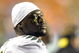 BOISE, ID - SEPTEMBER 3: LaGarrette Blount #9 of the Oregon Ducks watches the clock as it winds downs and the Boise State defeat Oregon 19-8 on September 3, 2009 at Bronco Stadium in Boise, Idaho. Blount punched a Boise State Broncos player after the game causing quite a commotion and talk of him being arrested. (Photo by Steve Dykes/Getty Images)