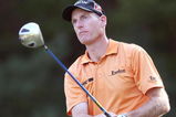 NORTON, MA - SEPTEMBER 4:  Jim Furyk  hits a tee shot during the first round of the Deutsche Bank Championship held at TPC Boston on September 4, 2009 in Norton, Massachusetts. (Photo by Jim Rogash/Getty Images)
