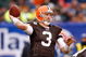 CLEVELAND - NOVEMBER 30:  Quarterback Derek Anderson #3 of the Cleveland Browns passes the ball during their NFL game against the Indianapolis Colts on November 30, 2008 at Cleveland Browns Stadium in Cleveland, Ohio. The Colts defeated the Browns 10-6.  (Photo by Gregory Shamus/Getty Images)