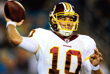 JACKSONVILLE, FL - SEPTEMBER 03:  Chase Daniel #10 of the Washington Redskins attempts a pass during the game against the Jacksonville Jaguars at Jacksonville Municipal Stadium on September 3, 2009 in Jacksonville, Florida.  (Photo by Sam Greenwood/Getty Images)