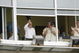 DETROIT - JULY 21: Hall of Fame broadcaster, Ernie Harwell tips his cap as he receives a standing ovation from the crowd in this, his last season at Comerica Park in Detroit, Michigan on July 21, 2002. The Twins dfeated the Tigers 4-2. (Photo by Tom Pidgeon/Getty Images)