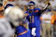 BOISE, ID - SEPTEMBER 3:  Kellen Moore #11 of Boise State throws a pass against the Oregon Ducks in first quarter of the game on September 3, 2009 at Broncos Stadium in Boise, Idaho. (Photo by Steve Dykes/Getty Images)
