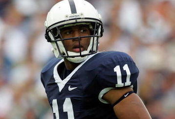 STATE COLLEGE, PA - SEPTEMBER 06:  Cornerback Tony Davis #11 of the Penn State Nittany Lions during play against the Oregon State Beavers at Beaver Stadium on September 6, 2008 in State College, Pennsylvania.  (Photo by Ronald Martinez/Getty Images)