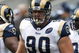 SEATTLE - SEPTEMBER 21: Adam Carriker #90 of the St. Louis Rams looks on before the game against the Seattle Seahawks on September 21, 2008 at Qwest Field in Seattle, Washington. (Photo by Otto Greule Jr/Getty Images)