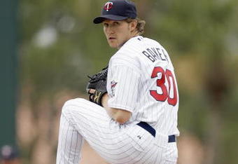 FT. MYERS, FL - MARCH 4: Scott Baker #30 of the Minnesota Twins winds up to pitch during a Spring Training game against the Boston Red Sox on March 4, 2007 at Hammond Stadium in Ft. Myers, Florida. The Red Sox defeated the Twins 6-1. (Photo by Gregory Shamus/Getty Images)