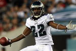 PHILADELPHIA - AUGUST 27:  Asante Samuel #22 of the Philadelphia Eagles reacts after a play against the Jacksonville Jaguars on August 27, 2009 at Lincoln Financial Field in Philadelphia, Pennsylvania.  (Photo by Jim McIsaac/Getty Images)