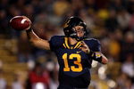 BERKELEY, CA - SEPTEMBER 05:  Kevin Riley #13 of the California Golden Bears throws the ball during their game against the Maryland Terrapins at California Memorial Stadium on September 5, 2009 in Berkeley, California.  (Photo by Ezra Shaw/Getty Images)