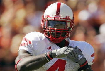 AUSTIN, TX - OCTOBER 27: Menelik Lucky #4 of the Nebraska Cornhuskers on the field during the game against the Texas Longhorns at Darrell K Royal-Texas Memorial Stadium October 27, 2007 in Austin, Texas. Texas won 28-25. (Photo by Brian Bahr/Getty Images) 