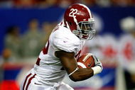 ATLANTA - SEPTEMBER 05: Running back Mark Ingram #22 of the Alabama Crimson Tide rushes upfield against the Virginia Tech Hokies during the Chick-fil-A Kickoff Game at Georgia Dome on September 5, 2009 in Atlanta, Georgia. (Photo by Kevin C. Cox/Getty Images)