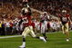 ORLANDO, FL - DECEMBER 27: Carlton Jones #33 of the Florida State Seminoles scores a touchdown during the Champs Bowl against the Wisconsin Badgers on December 27, 2008 at the Citrus Bowl in Orlando, Florida. (Photo by Sam Greenwood/Getty Images)