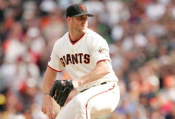 SAN FRANCISCO - AUGUST 30:  Brian Wilson #38 of the San Francisco Giants pitches against the Colorado Rockies at AT&T Park on August 30, 2009 in San Francisco, California.  (Photo by Ezra Shaw/Getty Images)